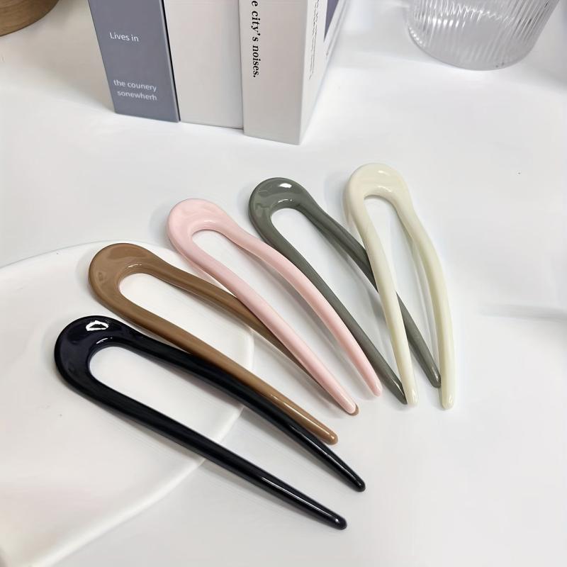 5pcs Vintage U Shape Hair Clips for Women Hair Accessories