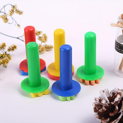 DIY Early Education Art Graffiti Roller Printing Brush Sponges