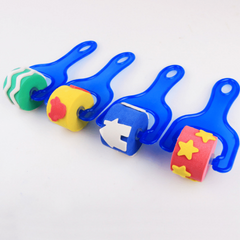 DIY Early Education Art Graffiti Roller Printing Brush Sponges