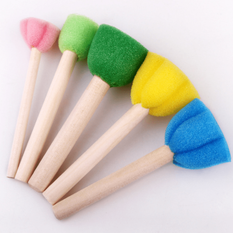 DIY Early Education Art Graffiti Roller Printing Brush Sponges