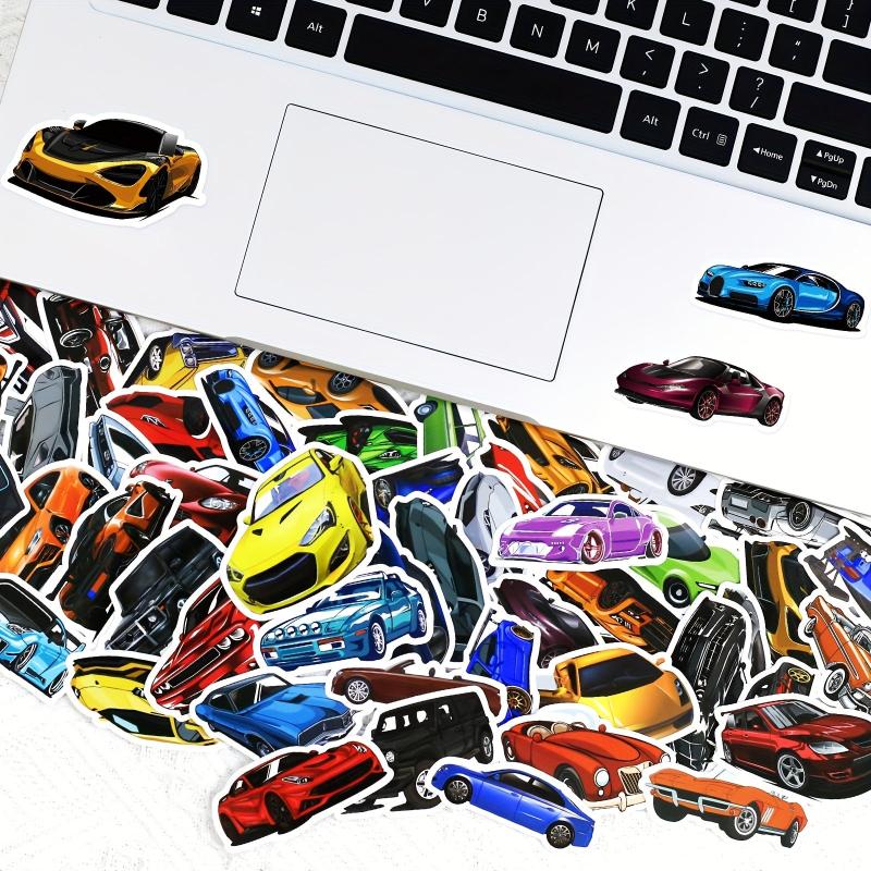 50pcs Racing Car Stickers for Off Road Vehicle Sports Car Decorations
