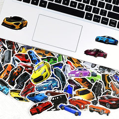 50pcs Racing Car Stickers for Off Road Vehicle Sports Car Decorations