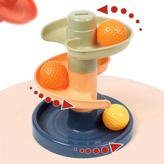 Kids Ramp Toy Basketball Track Fun Tower Puzzle Game