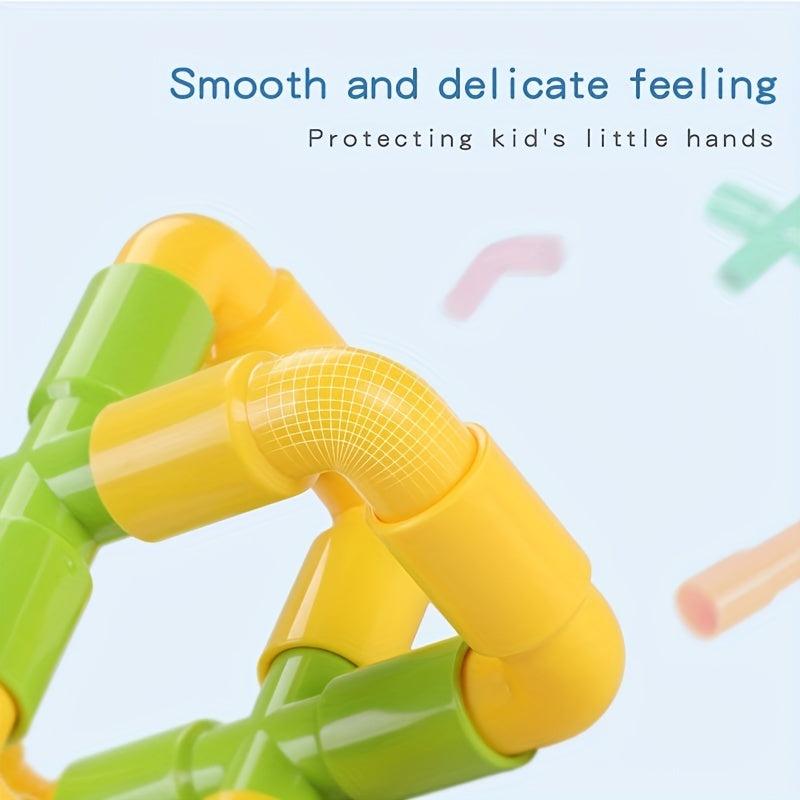 Montessori Water Pipe Building Blocks Toy Construction Educational Gift