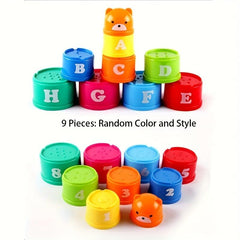 Kids Sorting Stacking Toys Baby Building Toy Stacking Cups