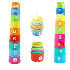 Kids Sorting Stacking Toys Baby Building Toy Stacking Cups