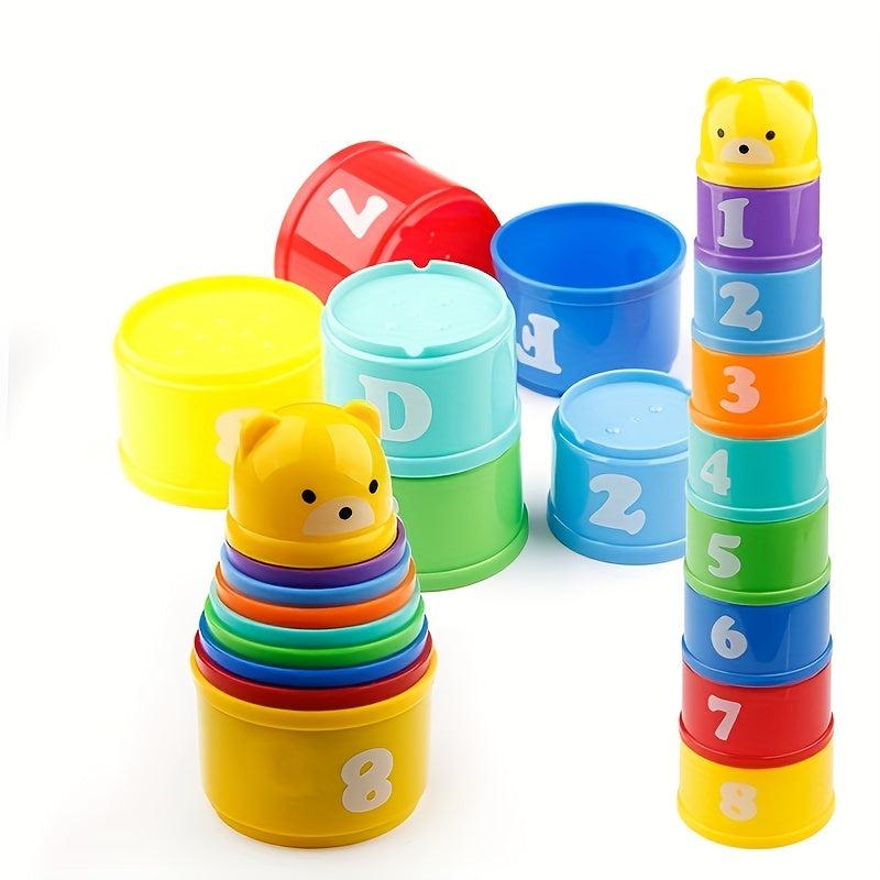 Kids Sorting Stacking Toys Baby Building Toy Stacking Cups