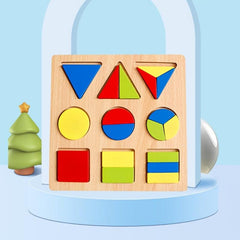 Wooden Number & Letter Puzzle Board for Kids