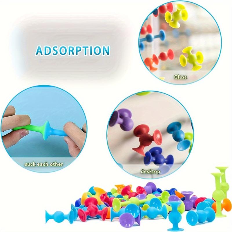 Suction Cup Toys Building Blocks Pop Fidget Construction Set