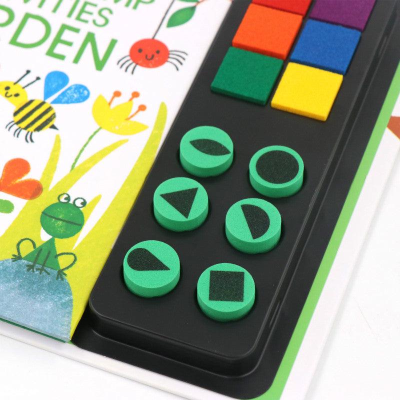 Kids Fingerprinting Book Animal Garden Kindergarten DIY Craft Toy