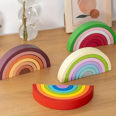 Rainbow Stick Montessori Toy Enhance Child's Skills