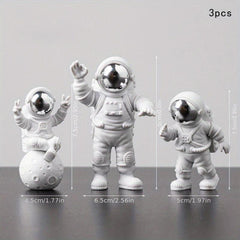 Astronaut Decor Action Figures for Home Office Desktop