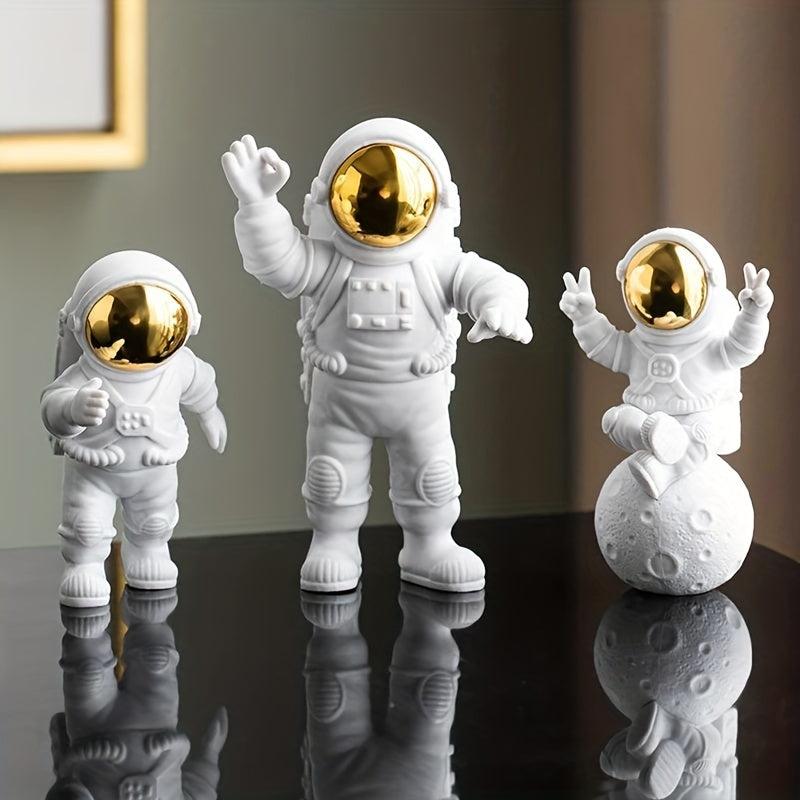 Astronaut Decor Action Figures for Home Office Desktop