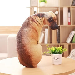 3D Simulation Dog Pillow Plush Toy Funny Plush Doll Ornament