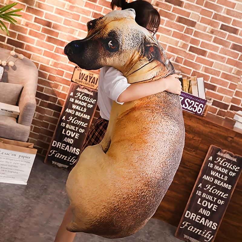 3D Simulation Dog Pillow Plush Toy Funny Plush Doll Ornament