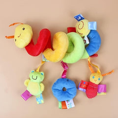 Spiral Pram Toys For Babies Wrap Around Pushchair Stroller Crib Sensory Toys