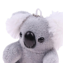 Small Gray Koala Bear Plush Stuffed Keychains Plush Animal Doll Toys
