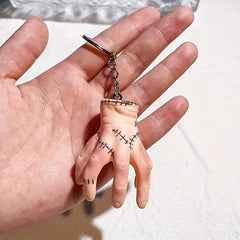 Scary Hand Cartoon Character Keychain Pendant Keyring