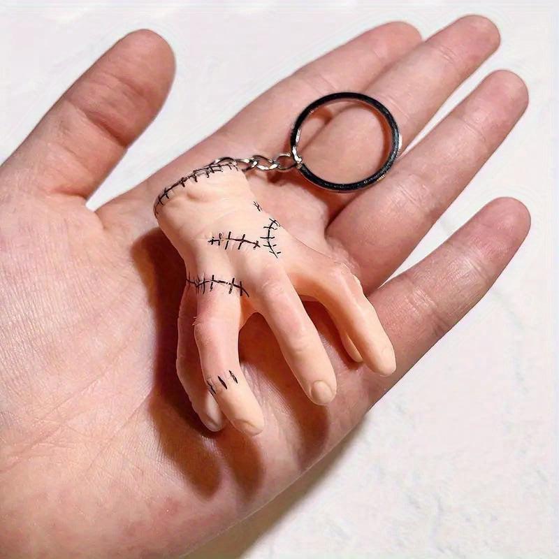 Scary Hand Cartoon Character Keychain Pendant Keyring