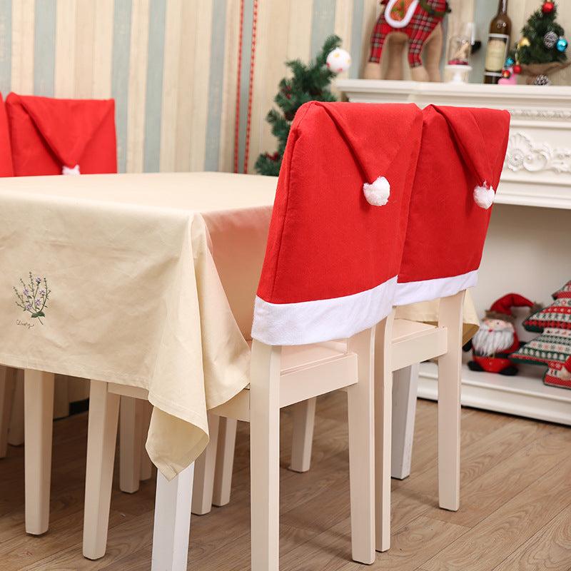 1pc Christmas Chair Set Home Decoration Christmas Table Decoration