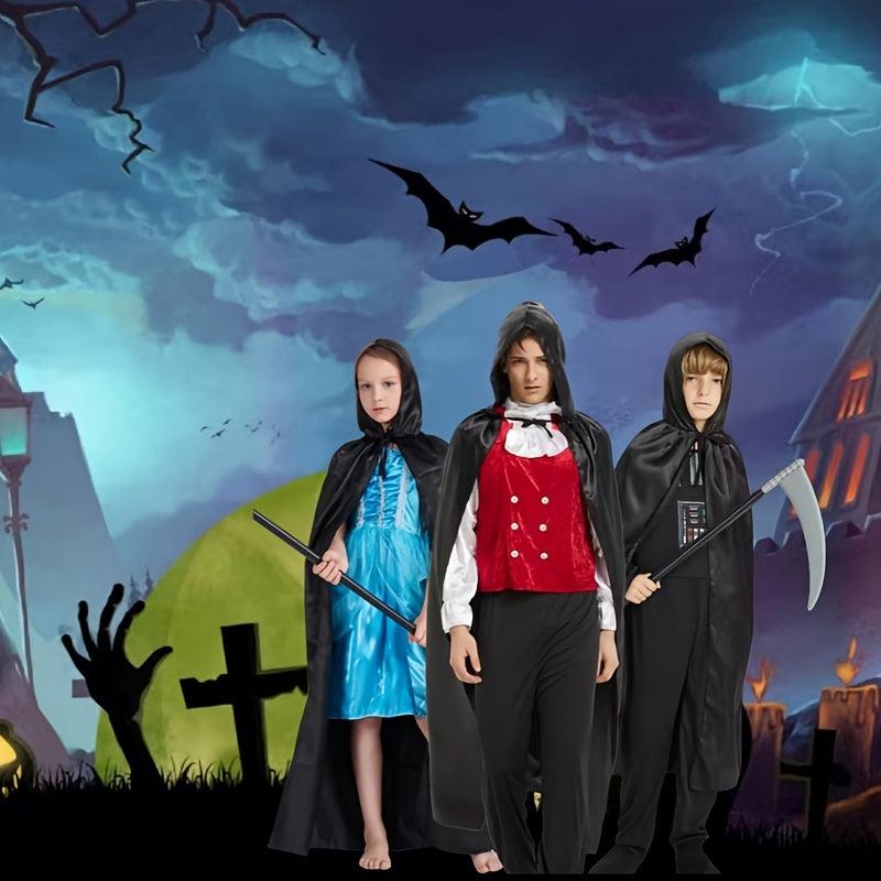 Halloween Hood Grim Reaper Cloak Size 90 35 46 43
