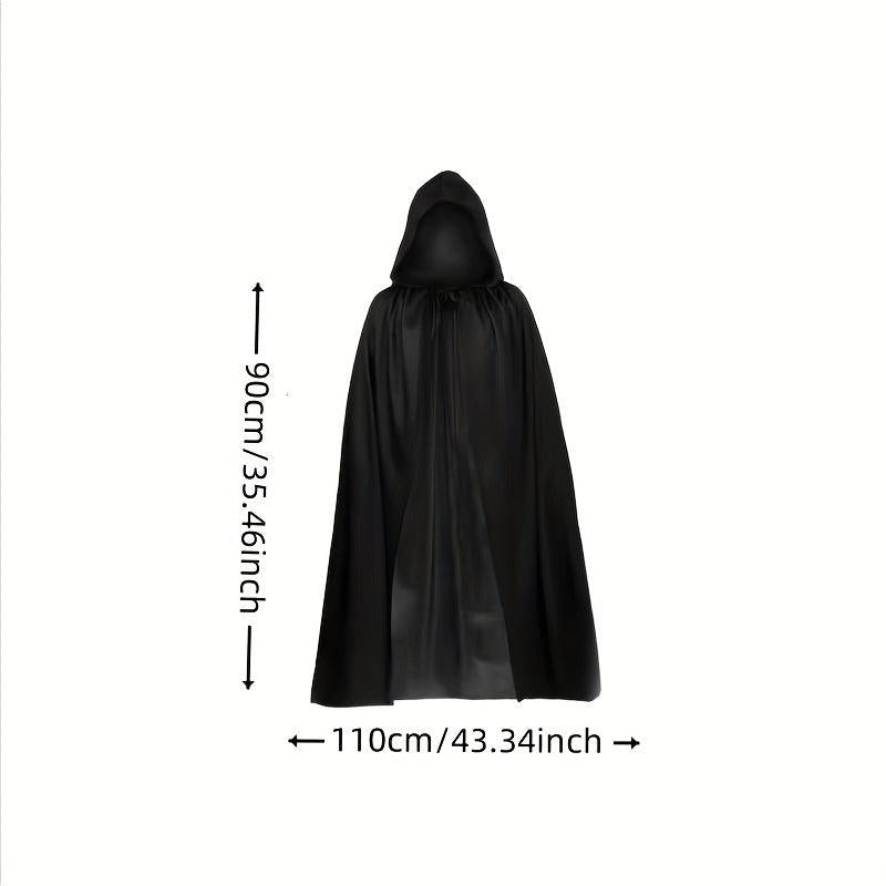 Halloween Hood Grim Reaper Cloak Size 90 35 46 43