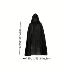Halloween Hood Grim Reaper Cloak Size 90 35 46 43