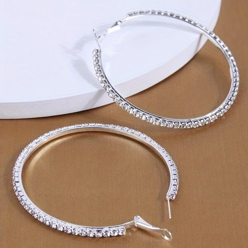 Big Hoop Earrings for Party Wedding Banquet Birthday Vacation
