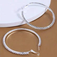 Big Hoop Earrings for Party Wedding Banquet Birthday Vacation