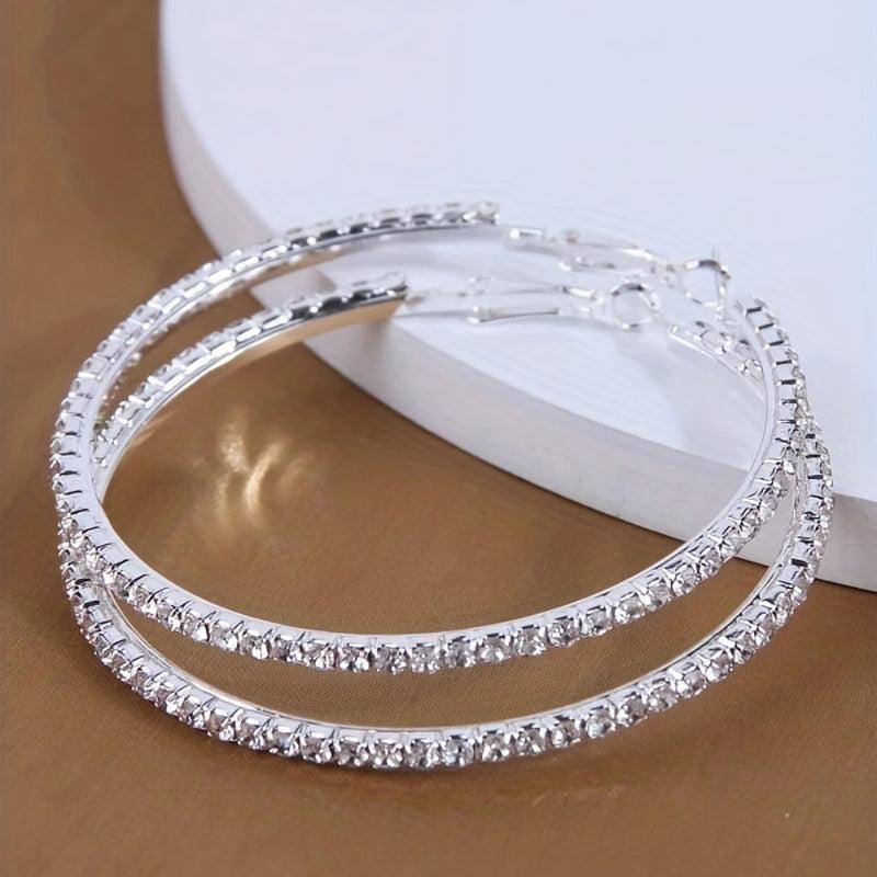 Big Hoop Earrings for Party Wedding Banquet Birthday Vacation