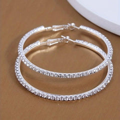 Big Hoop Earrings for Party Wedding Banquet Birthday Vacation