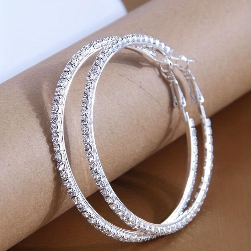 Big Hoop Earrings for Party Wedding Banquet Birthday Vacation