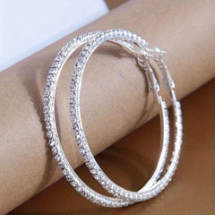 Big Hoop Earrings for Party Wedding Banquet Birthday Vacation
