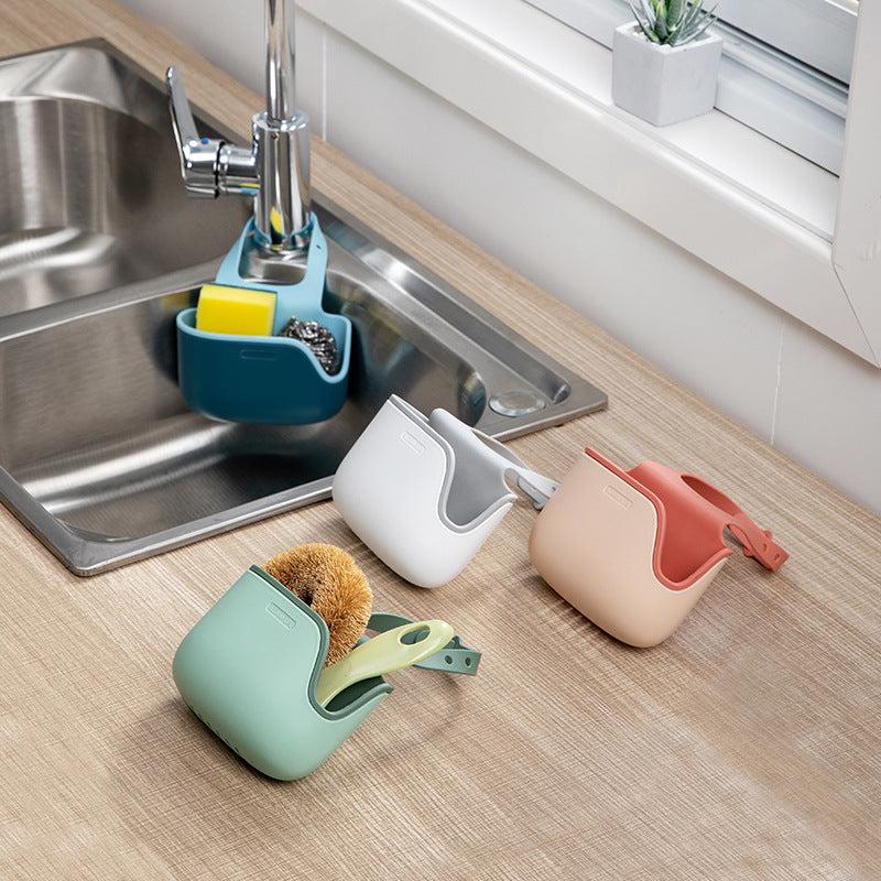 Adjustable Sink Storage Holder Drain Basket Kitchen Accessories