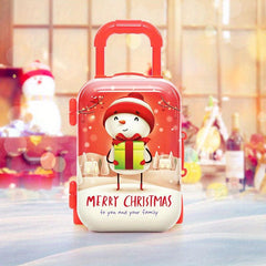 Christmas Mini Suitcase Children's Playhouse Coin Purse Makeup Bag