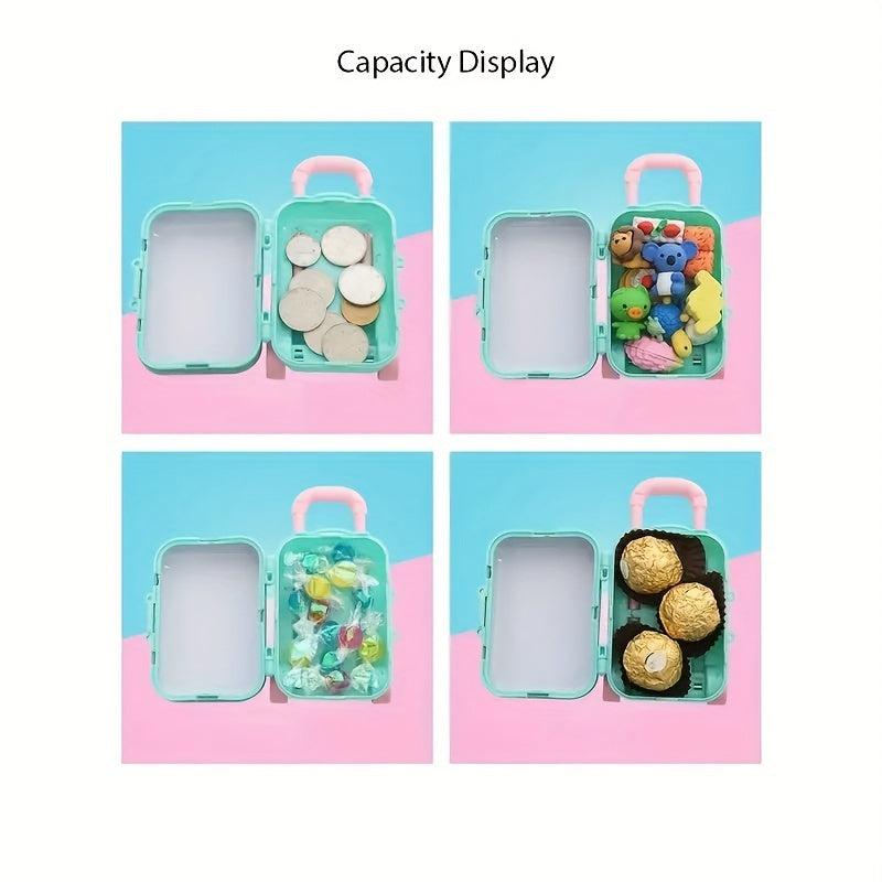 Christmas Mini Suitcase Children's Playhouse Coin Purse Makeup Bag