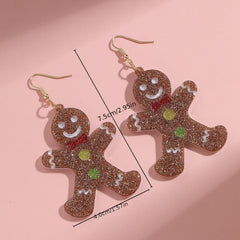 Christmas Figure Ladies Earrings Set