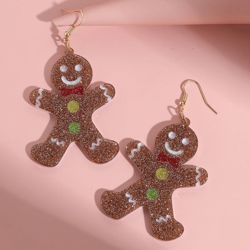 Christmas Figure Ladies Earrings Set