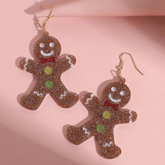 Christmas Figure Ladies Earrings Set