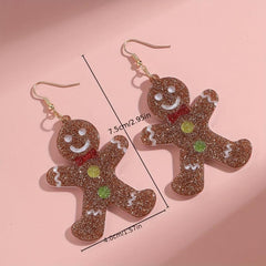Christmas Figure Ladies Earrings Set