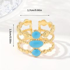 Personalized Stainless Steel Ring W124