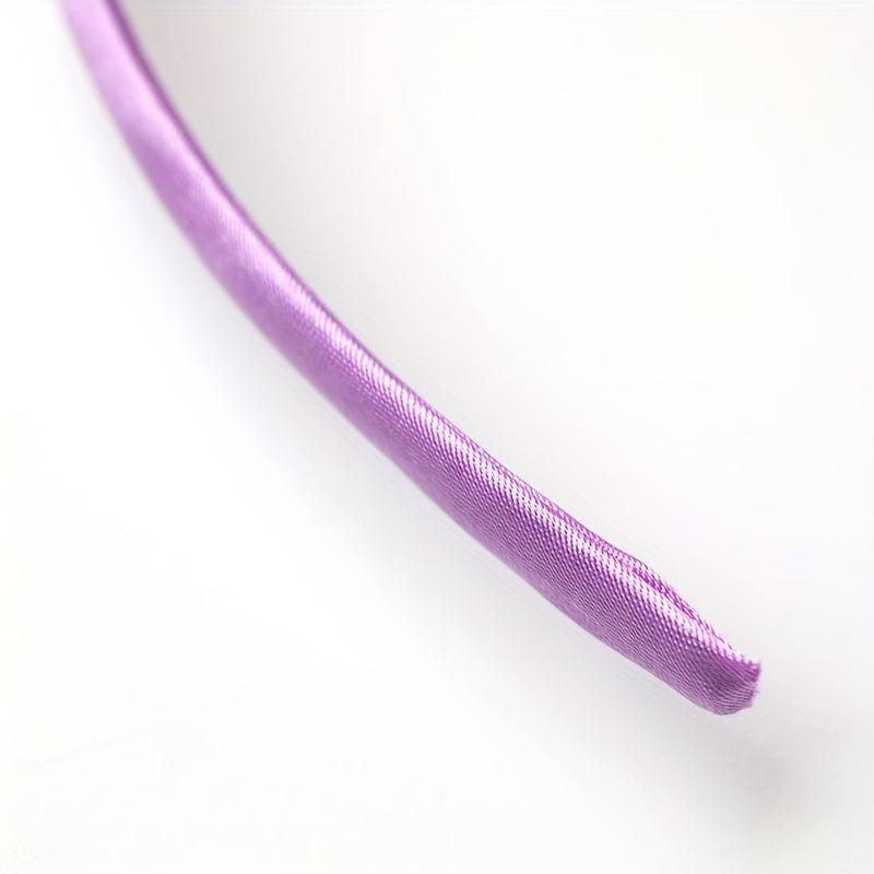 Purple Mouse Ears Headband Bows Glitter Party Princess Cosplay Costume