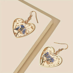 Transparent Camellia Love Flower Earrings for Party Wedding Banquet