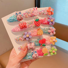 Fruity Cartoon Hairpins for Girls - Summer Hair Accessories
