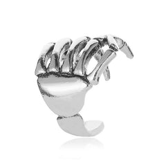 Punk Style Skull Hand Spine Ear Bone Clip Ear Cuff