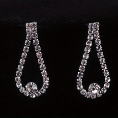 Rhinestone Tassel Pendant Necklace for Bridal Jewelry