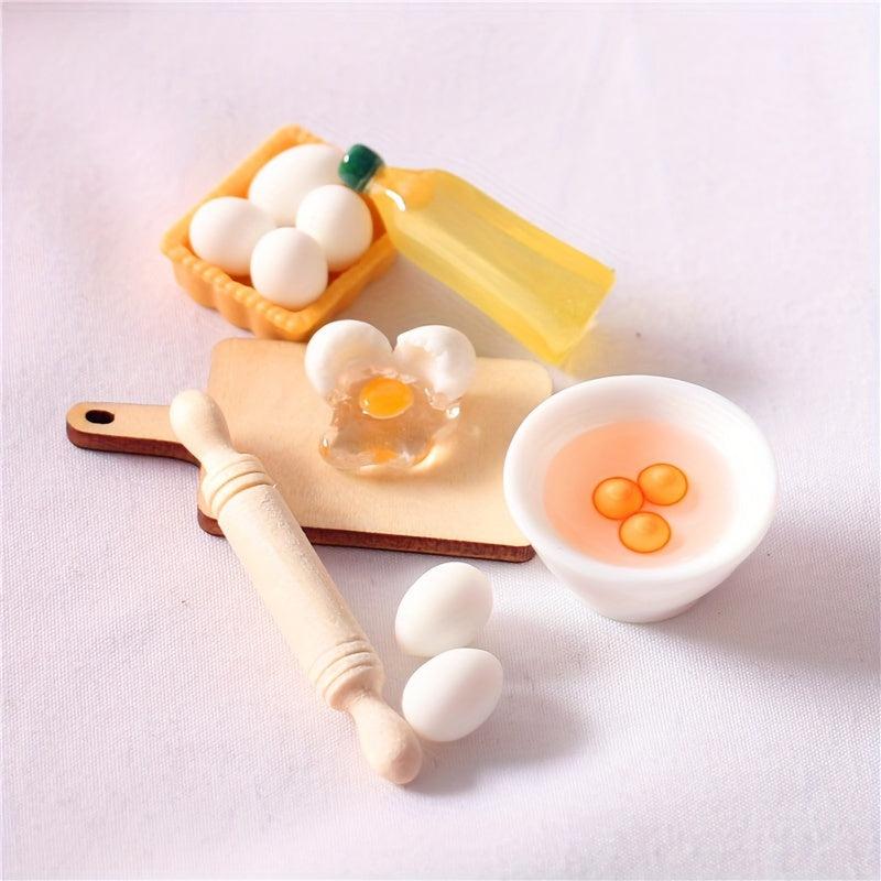 12 Dollhouse Christmas Kitchen Food Play Accessories Set