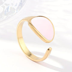 Personalized Stainless Steel Adjustable Ring