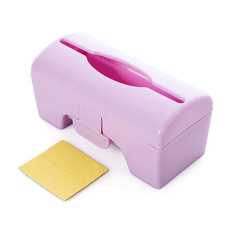 Wall Mounted Trash Bags Holder Kitchen Plastic Bag Container Bathroom