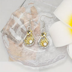 Sunflower Bee Earrings For Women Girls Birthday Christmas